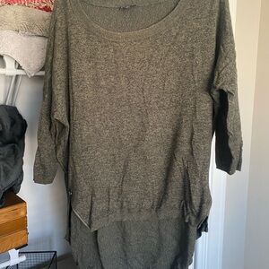 Express Olive Knit Sweater